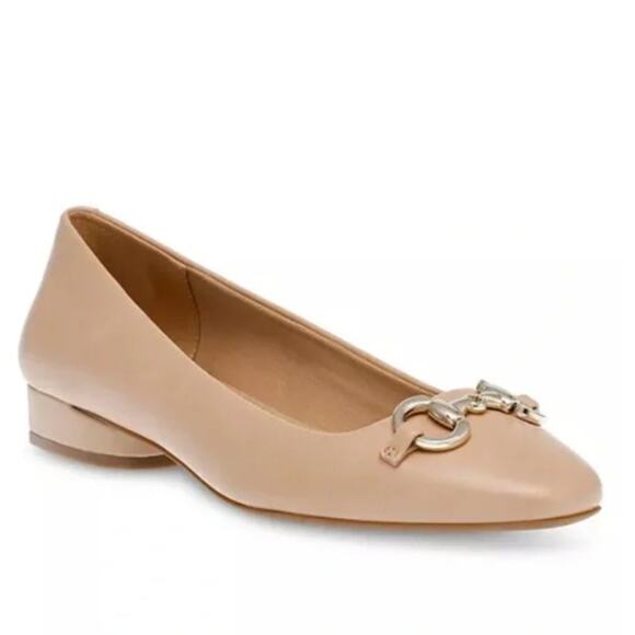 Anne Klein Cora Tailored Flats in Nude – NWT Size 11 - Picture 2 of 13